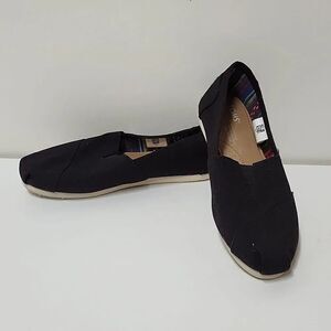 Tom's Women's 6 Black Canvas Shoes